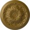 Ekena Millwork Damon Ceiling Medallion (Fits Canopies up to 3 3/8"), Hand-Painted Gold, 20"OD x 1 1/2"P CM20DAGLS - alternate 1